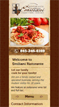 Mobile Screenshot of emilianiristorante.com